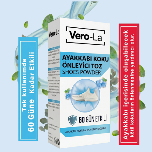 Vero-La ®  Ayakkabı Koku Önleyici Toz - 10 Adet